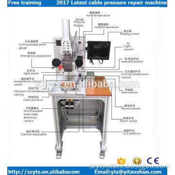 2017 Latest LCD Flex cable repair machine with constant hot temperature for hot pressing and bonding flex cable repair